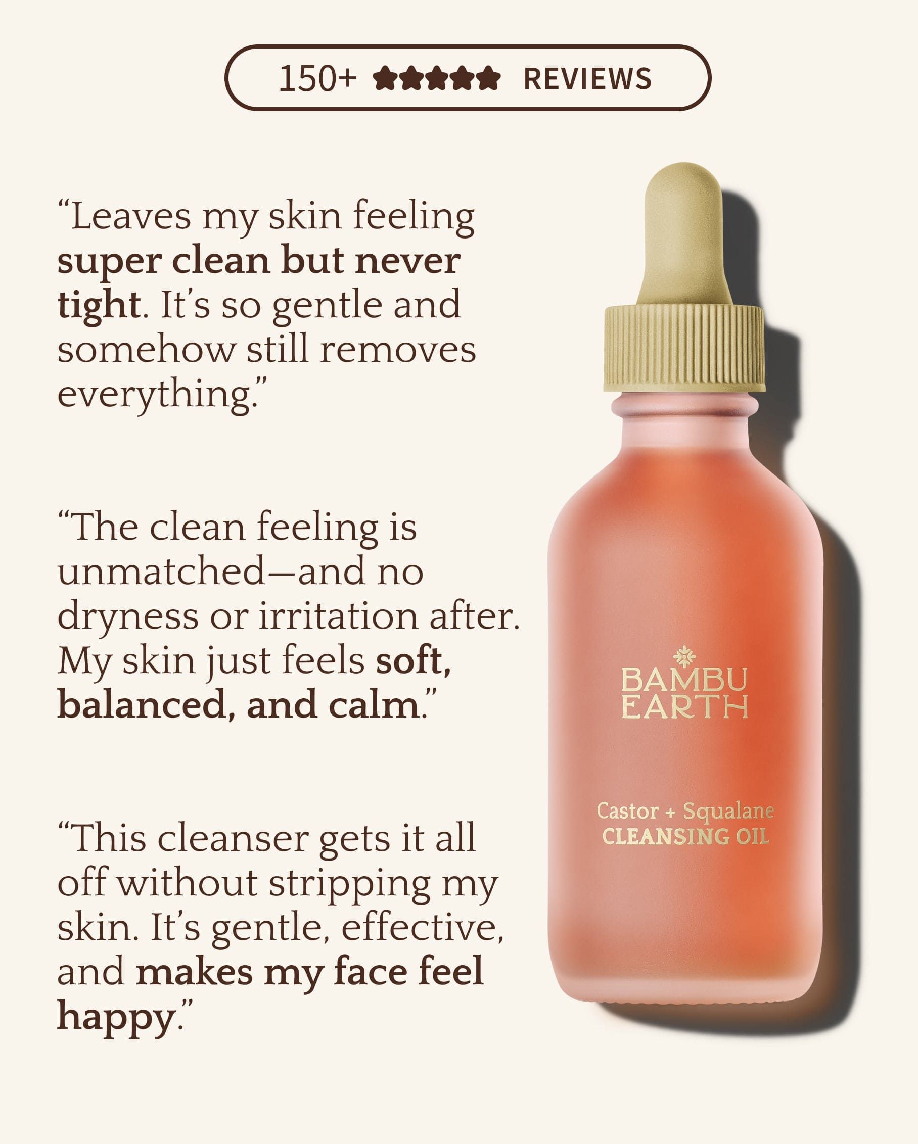 Castor + Squalane CLEANSING OIL