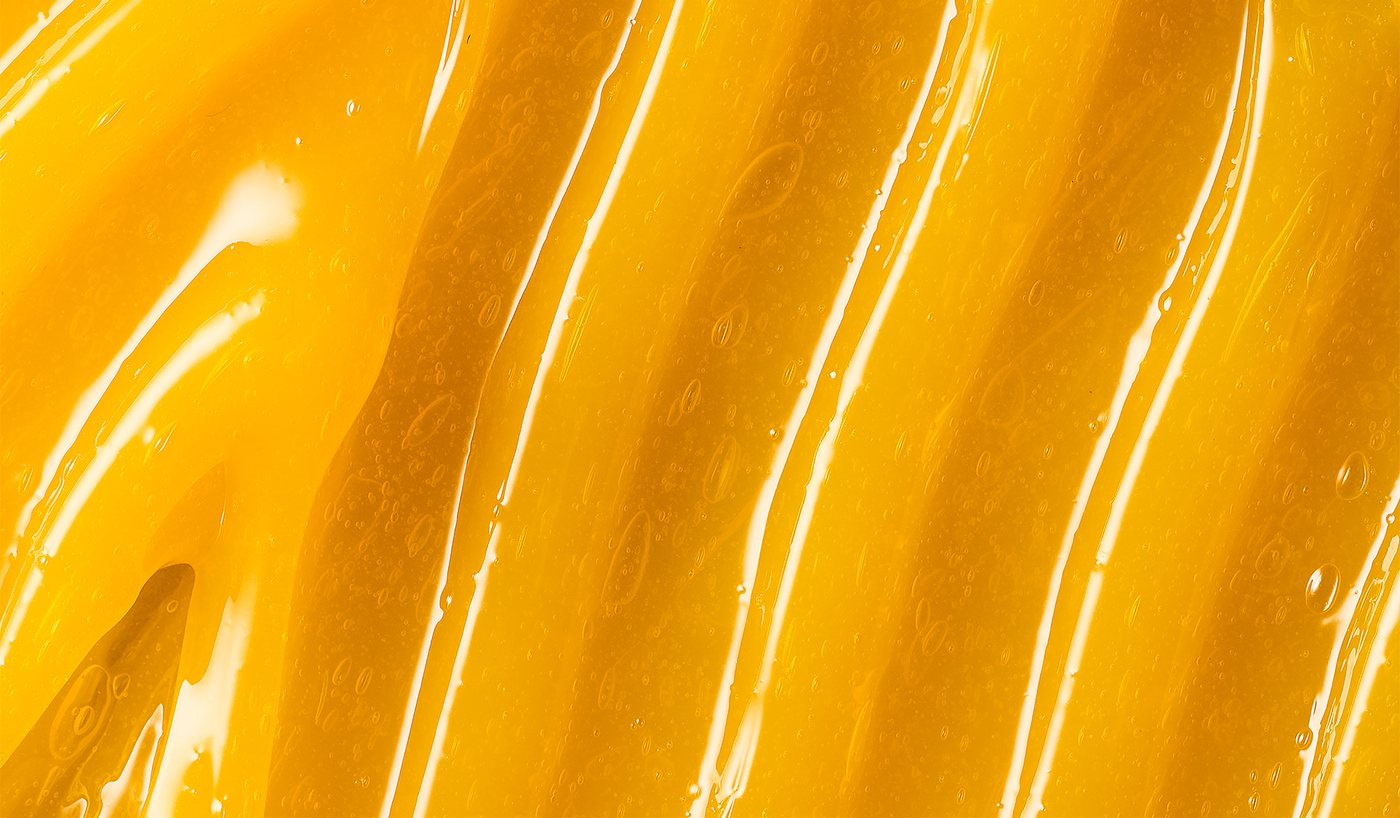 Golden gel texture