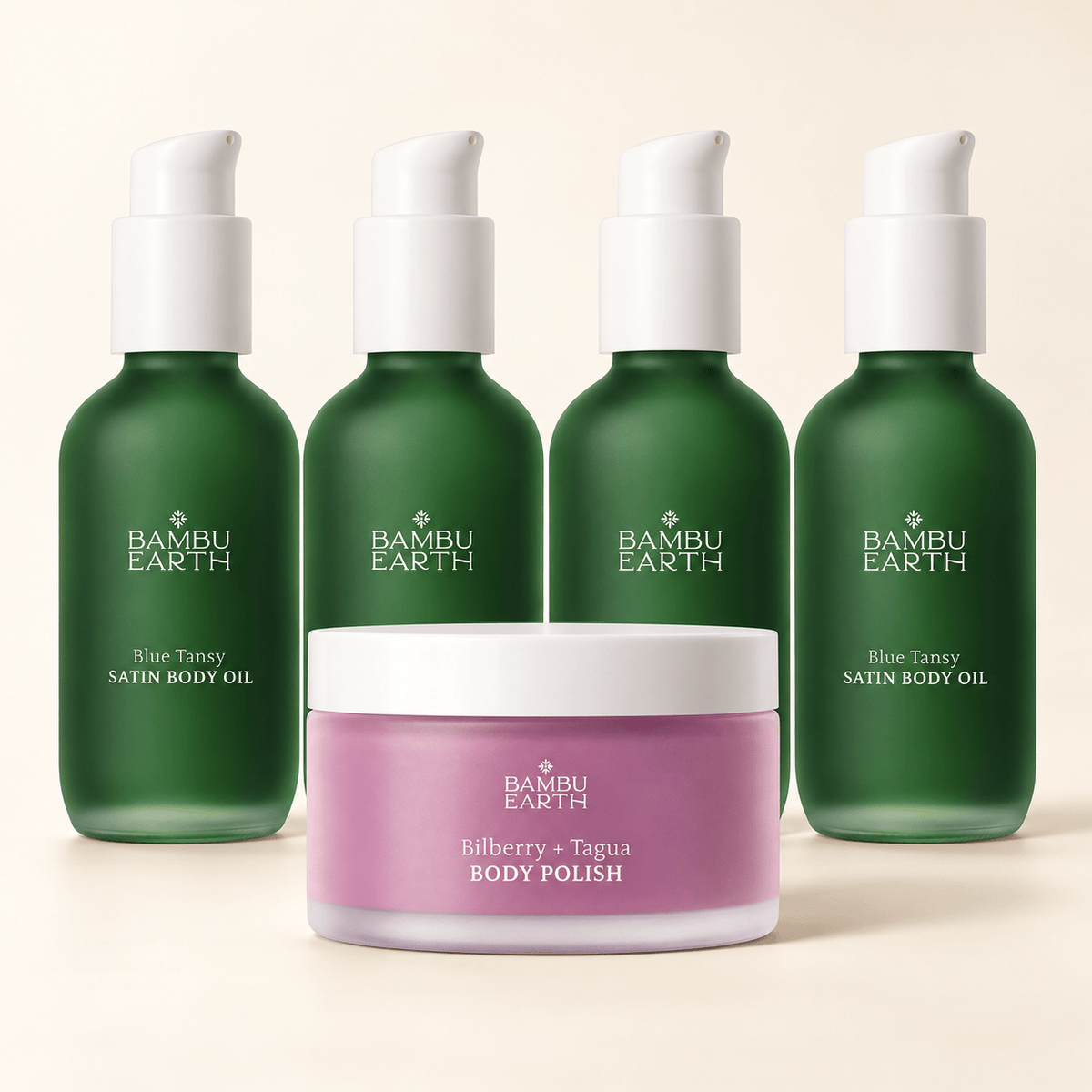 4 Body Oil + 1 Body Polish