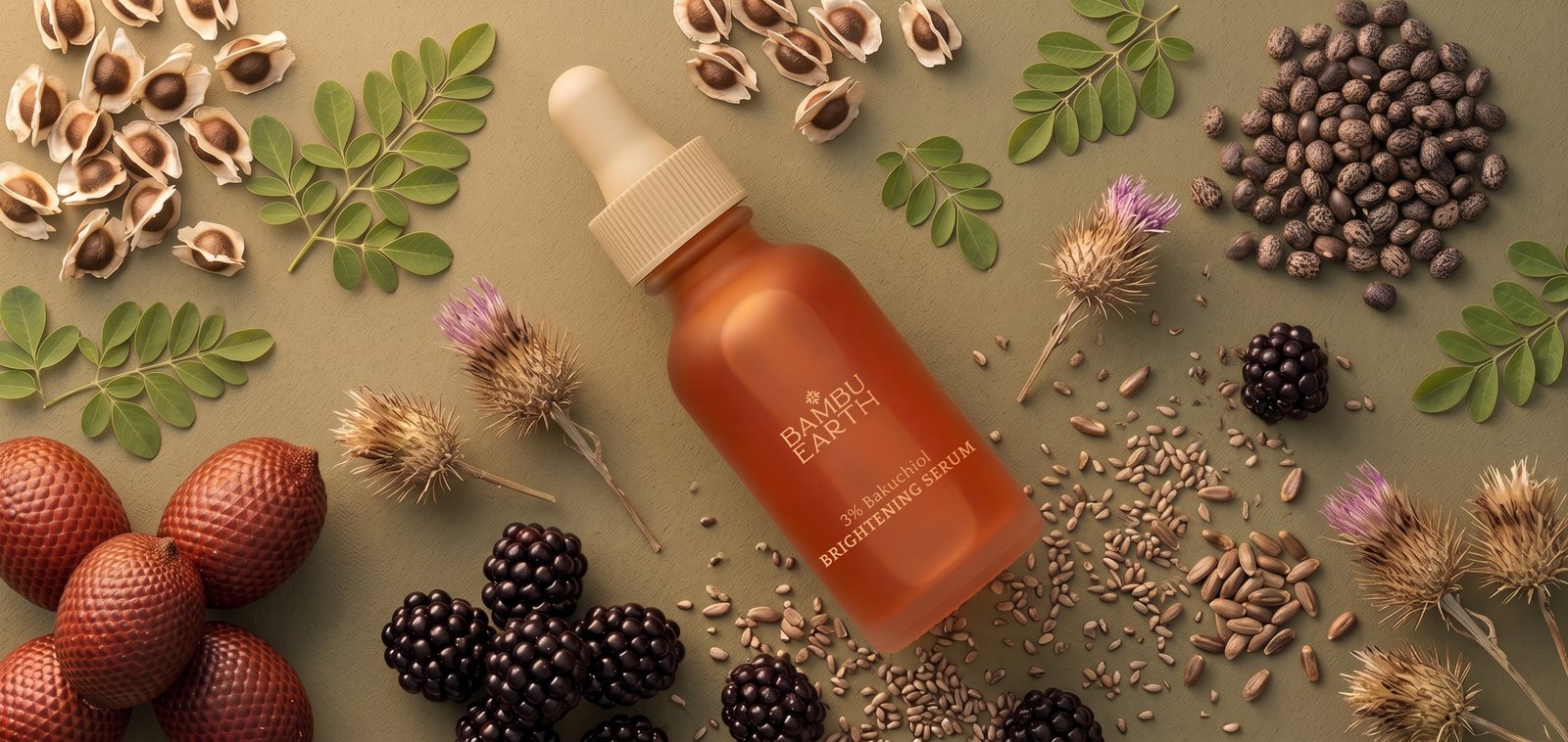 3% Bakuchiol Brightening Serum with botanicals