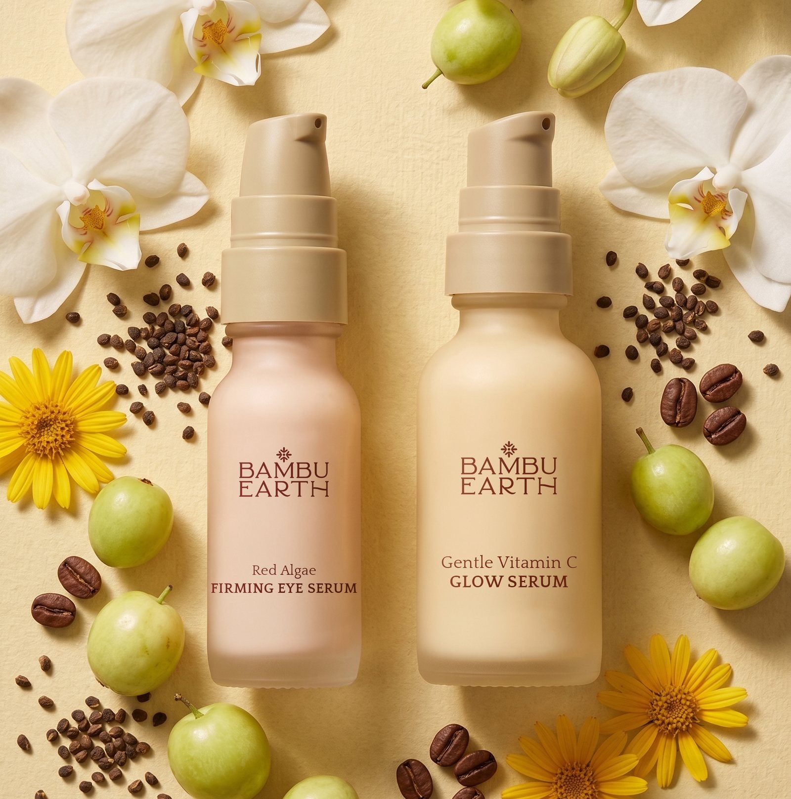 Red Algae Firming Eye Serum and Gentle Vitamin C Glow Serum