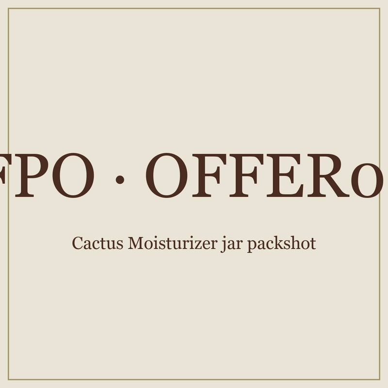 FPO: Intense Hydration Cactus Moisturizer, 0.8 oz jar.