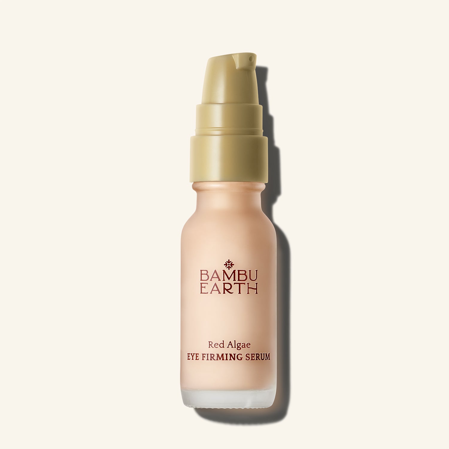 Red Algae Firming Eye Serum — frosted glass airless-pump bottle